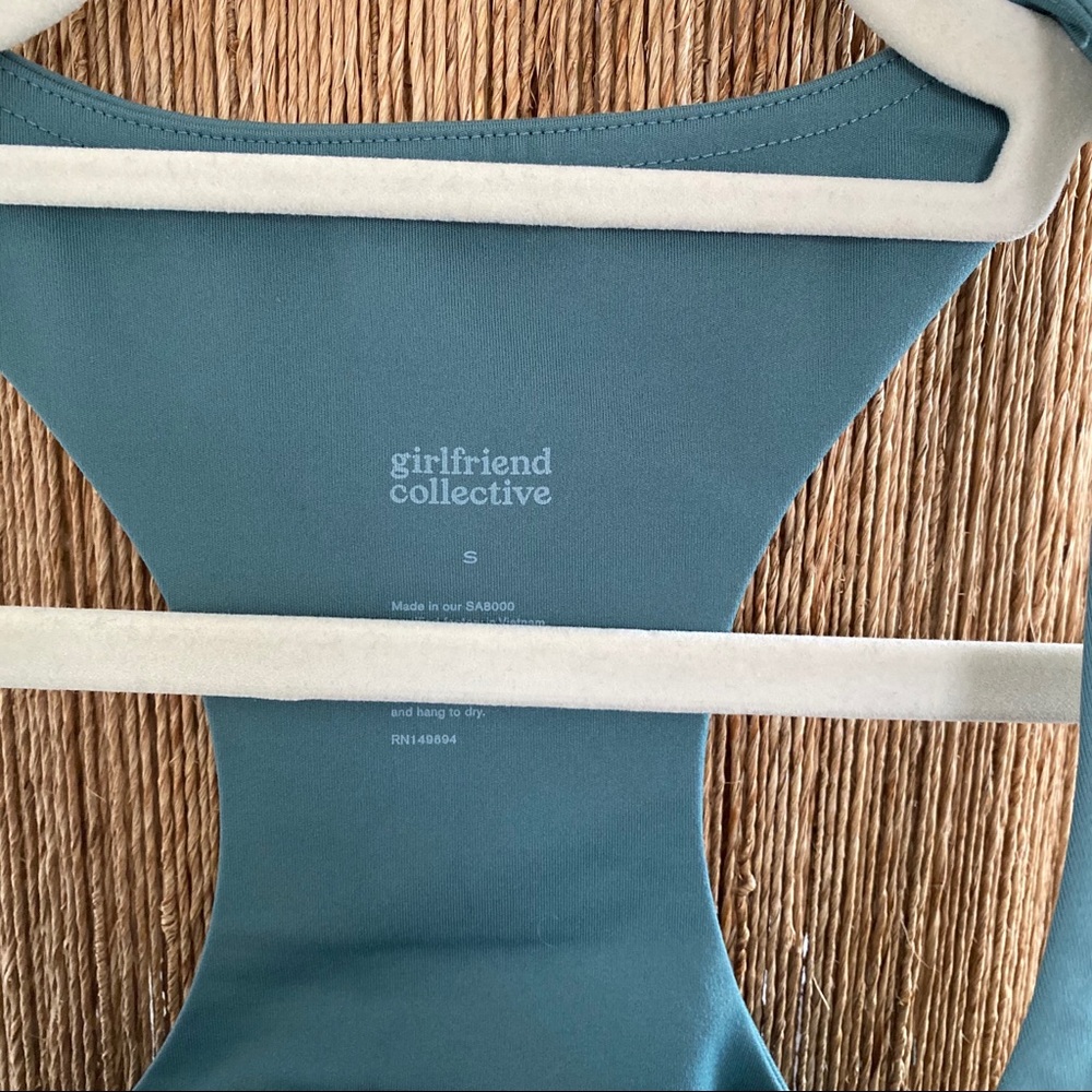 Teal Girlfriend Collective Paloma Bra
